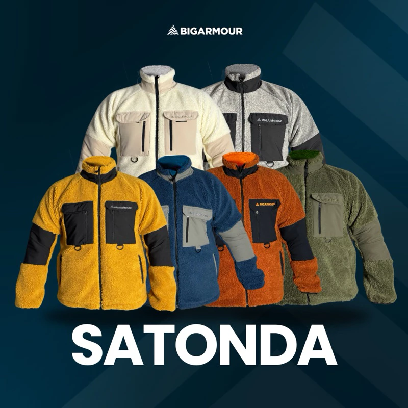 BIGARMOUR SATONDA - REVERSIBLE MERINO SHERPA JACKET
