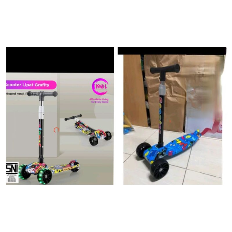 Jual Scooter ranak grafiti (untuk pengiriman wajib membeli bubble wrap ...