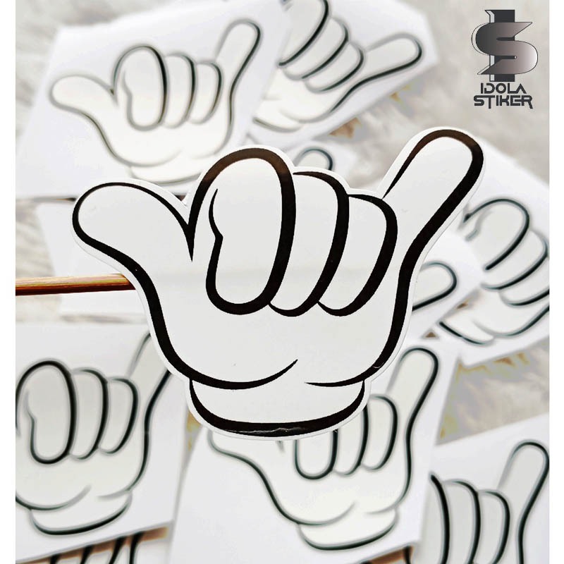 Jual Stiker Print Cutting Tangan Metal Stiker Sintak Cutting Stiker