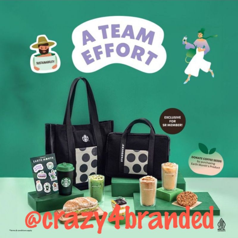 Jual [TERMURAH!!!] Starbucks Indonesia Upcycled Merchandise (Earth ...