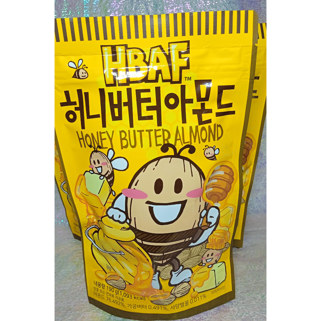 Jual HBAF Honey Butter Almond Korean 190G | Shopee Indonesia