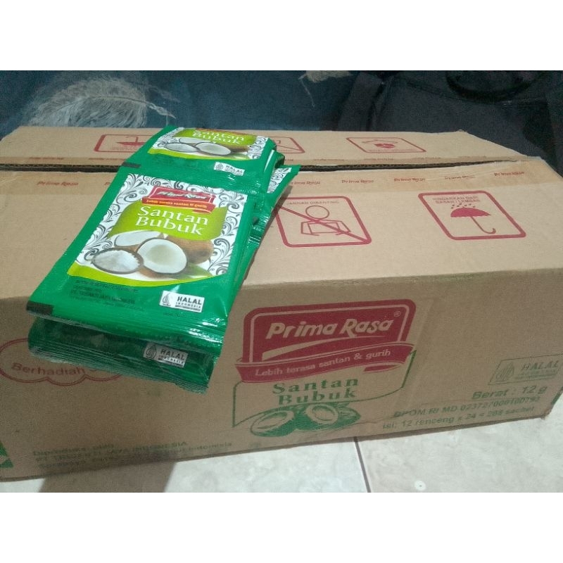 Jual Santan bubuk Primarasa 1 dus isi 24 renteng x 12sachet | Shopee ...