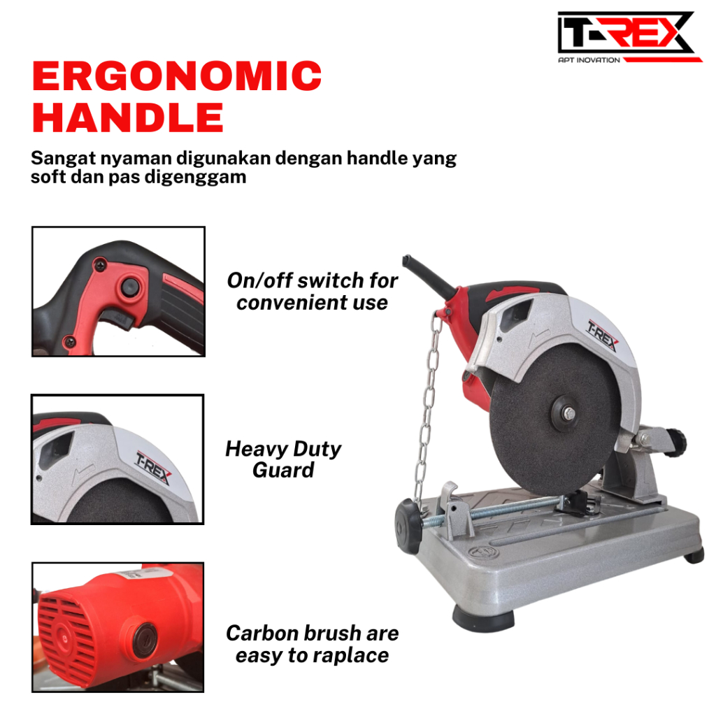 Jual TREX Mesin Cut Off 7 Inch Potong Besi Cutting FRE 1 MATA POTONG 7 ...