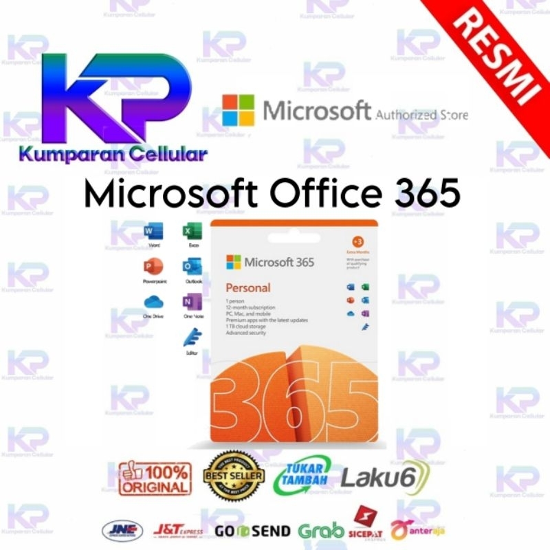 Jual MICROSOFT OFFICE 365 PERSONAL ORIGINAL | Shopee Indonesia