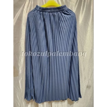 Rok Plisket Premium Bahan Tebal Bahan Jersey Tidak Menerawang