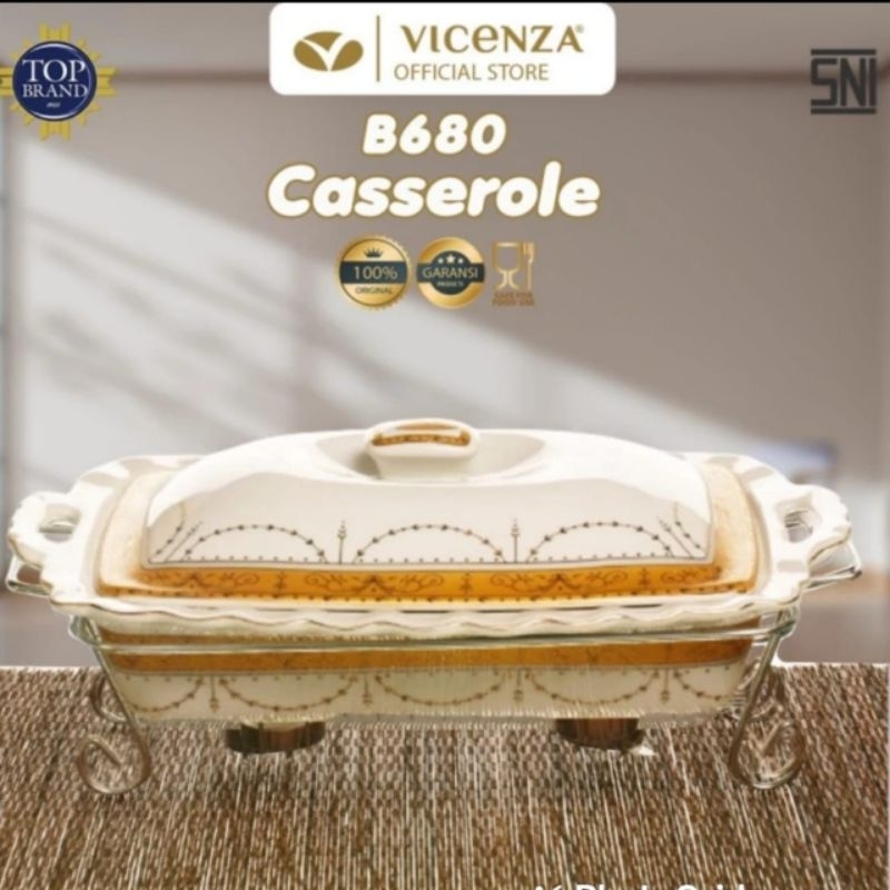 Jual Vicenza B680 Alat Saji Persegi Panjang Food Warmer Dengan Motif ...