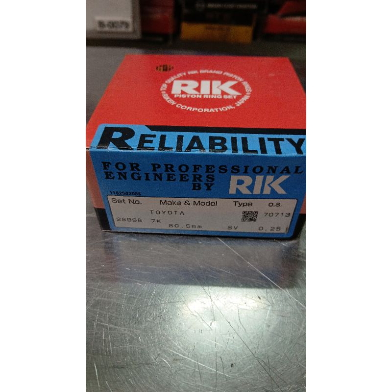 Jual ring piston rik jpn toyota kijang 7k grand 1800cc bensin | Shopee ...