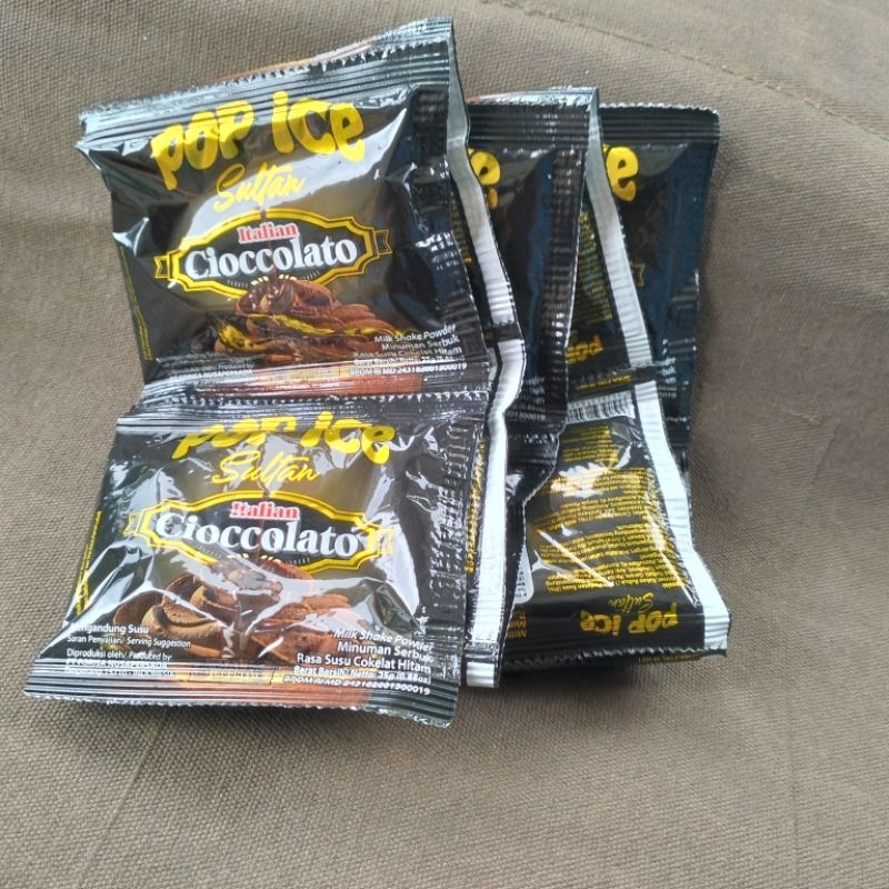 Jual Pop ice Sultan italian cioccolato 1 renceng isi 10 pcs | Shopee ...