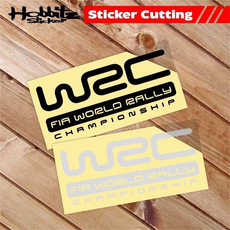 Jual STIKER WRC FIA WORLD RALLY STICKER CUTTING .MOBIL | Shopee Indonesia