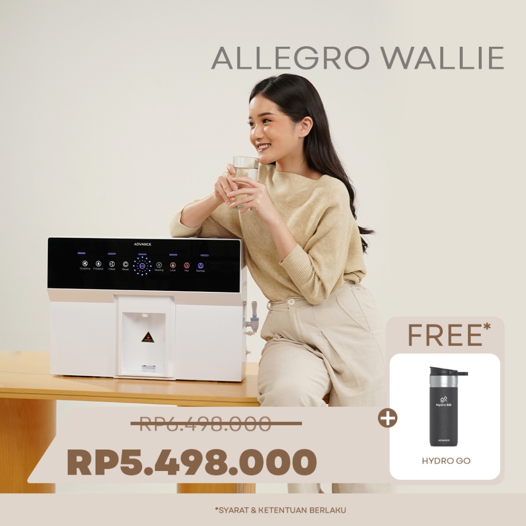 Jual ADVANCE Reverse Osmosis Allegro Wallie Water Purifier (WS8841