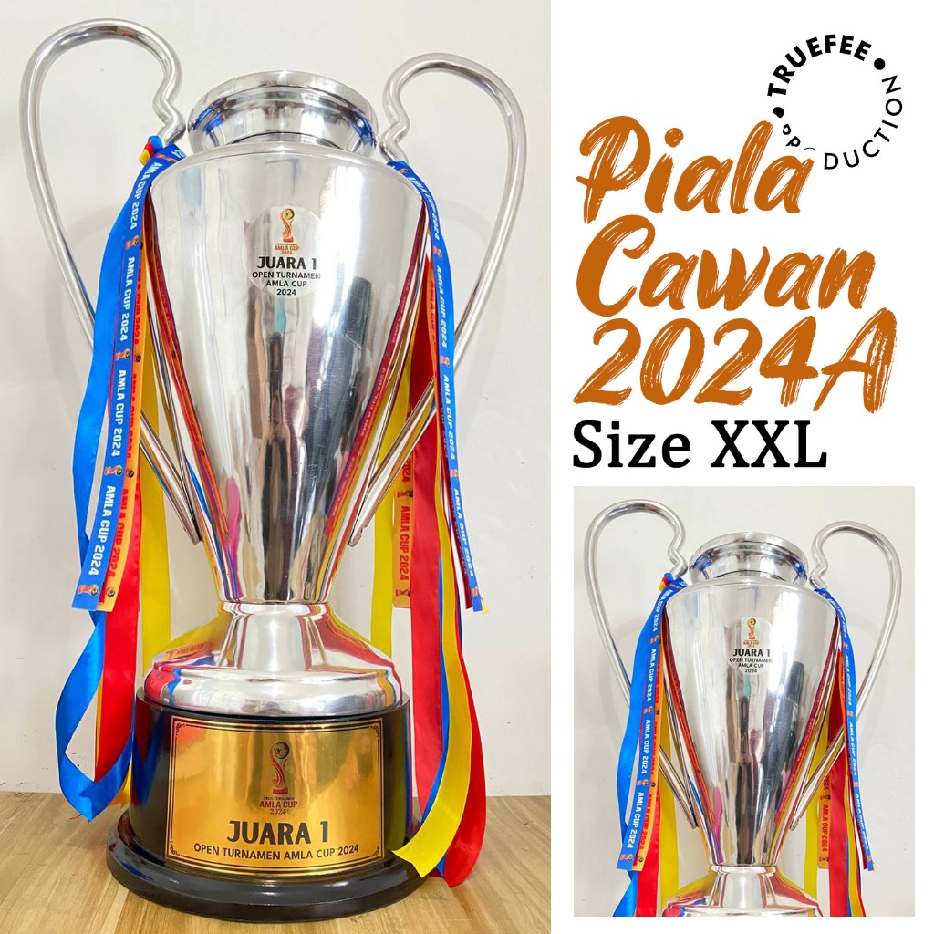 Jual PIALA LOGAM ALUMUNIUM CAWAN 2024-A SIZE XXL CHAMPIONS CUP ELEGAN ...
