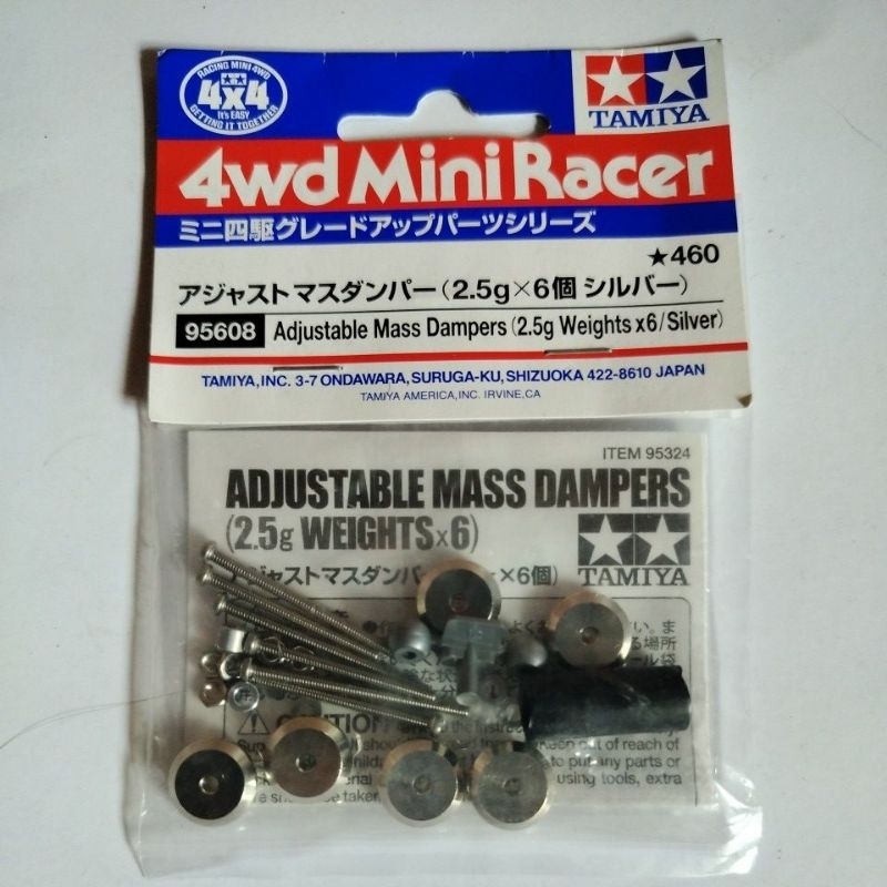 Jual Tamiya 95608 adjustable mass dampers (2,5g weights x6/silver