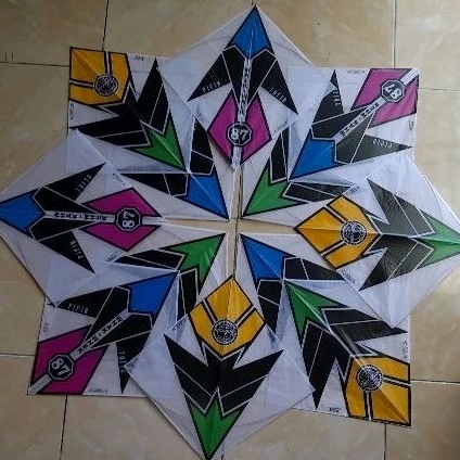 Jual 50pcs Layangan Sukoi Turnamen ORIGINAL Pipin Tatto | Shopee Indonesia