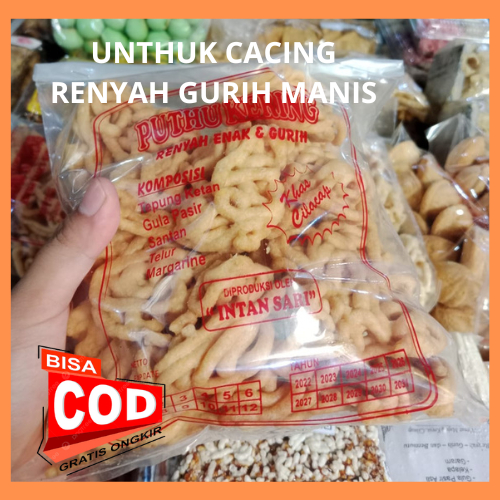 Jual Kue Unthuk Cacing Kue Turing Unthuk Yuyu Kue Unthuk Cacing Thuring Putu Kering Oleh 8942