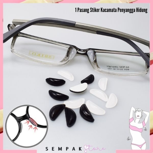 Jual SS 1 Pasang Stiker Kacamata Penyangga Hidung Pencegah Turun - Non ...