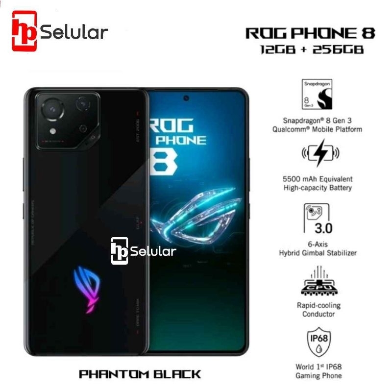 Asus ROG Phone 12/256gb Pro 16/512gb Baru dan Segel BNIB Garansi Resmi  Asus