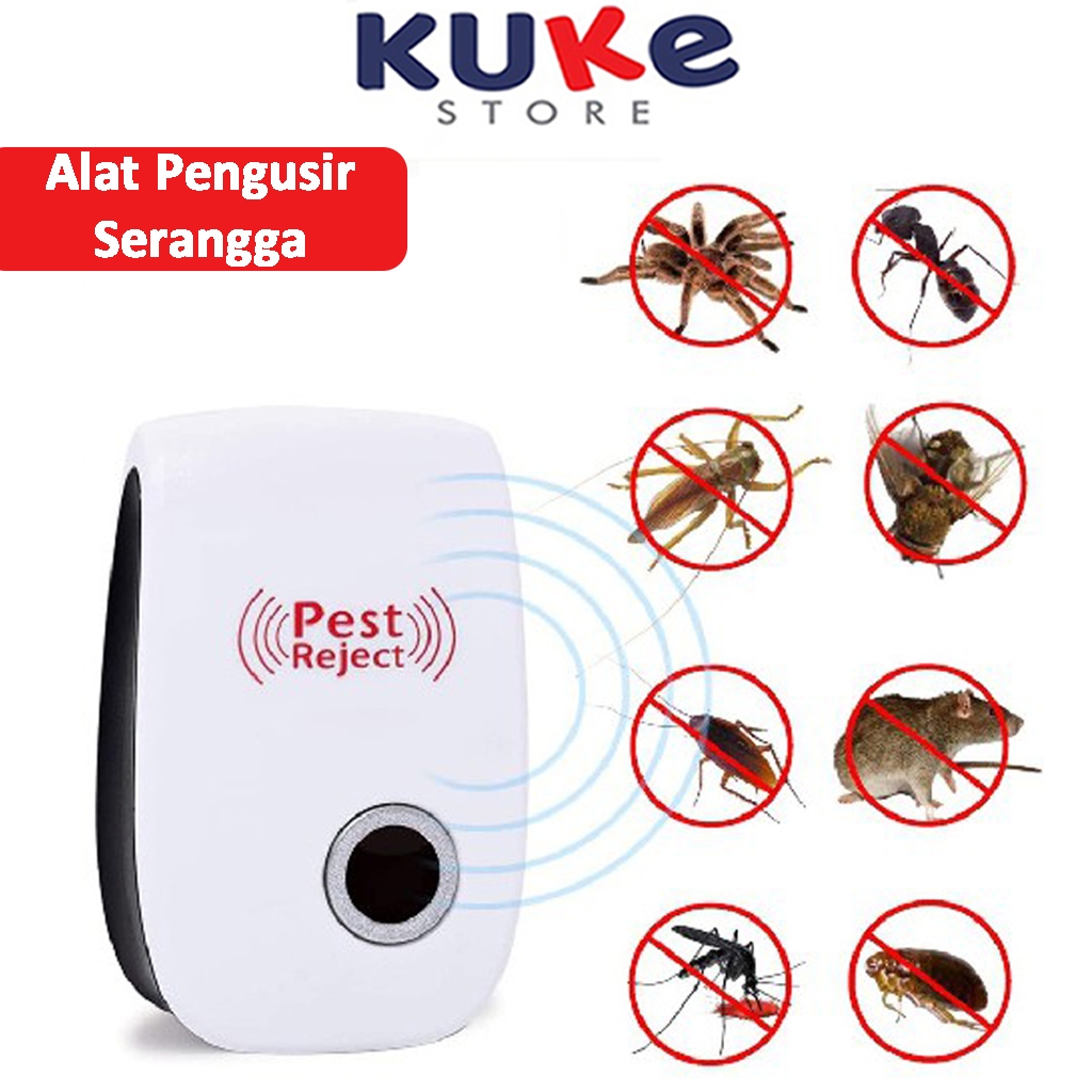 Jual KUKE Alat Pengusir Serangga Nyamuk Tikus Lalat Kecoa / Pest Reject ...