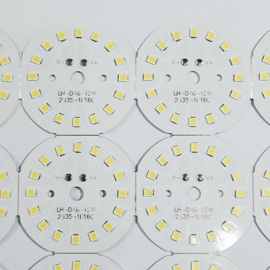 Jual PCB LED DC 15W 9V DOB (ACR) UKURAN PCB DIAMETER 46MM | Shopee ...