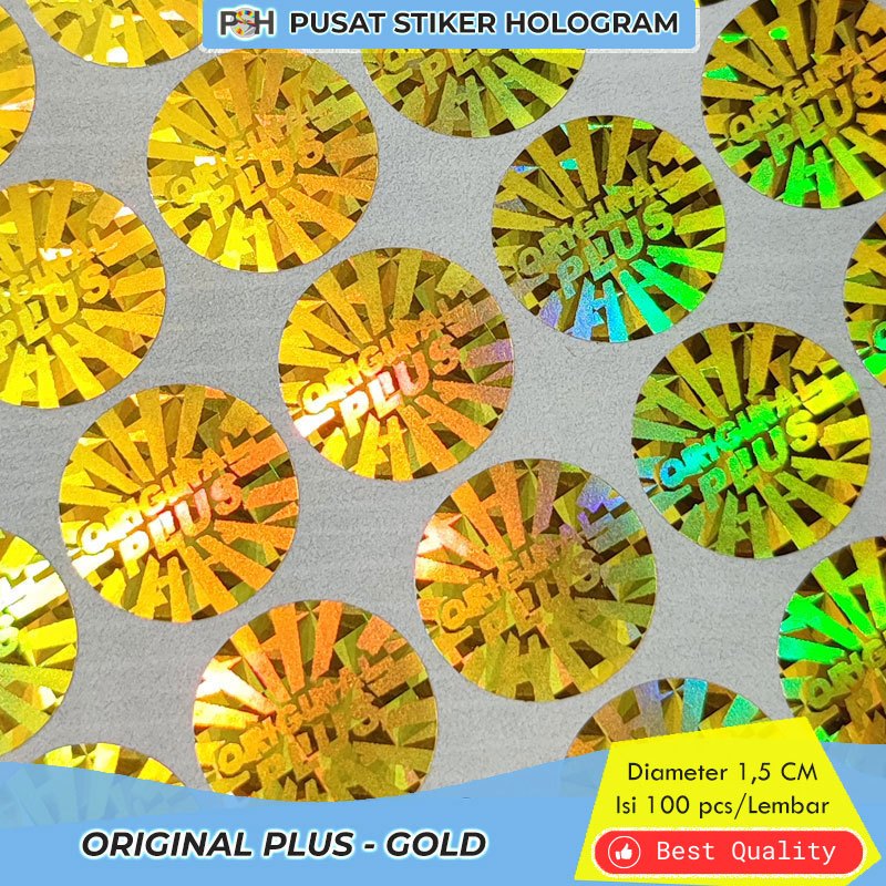 Jual Stiker Hologram Original Plus B | Shopee Indonesia