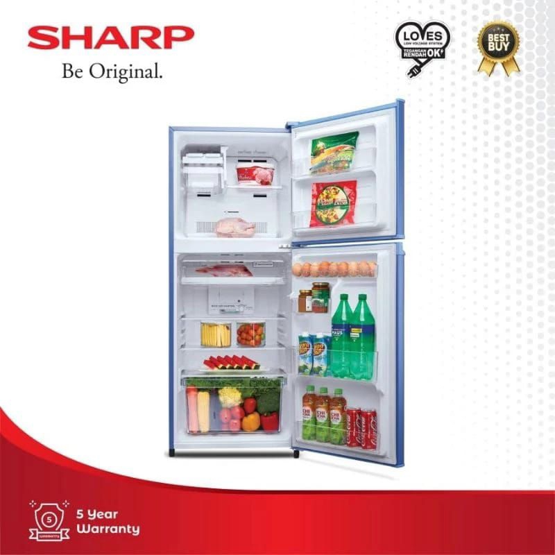 Jual Kulkas 2 pintu SHARP SJ-237ND (205 liter) | Shopee Indonesia