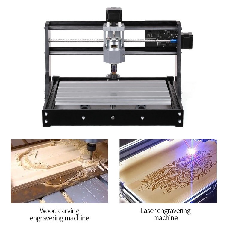 Jual Mesin Cnc Router Cnc Pro Router Drilling Engraver With Er Shopee Indonesia