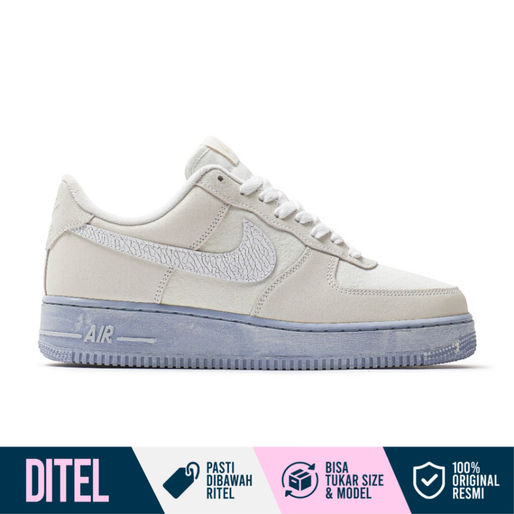 Jual Nike Air Force 1 LV8 EMB Summit White Blue Whisper DV0787-100 ...