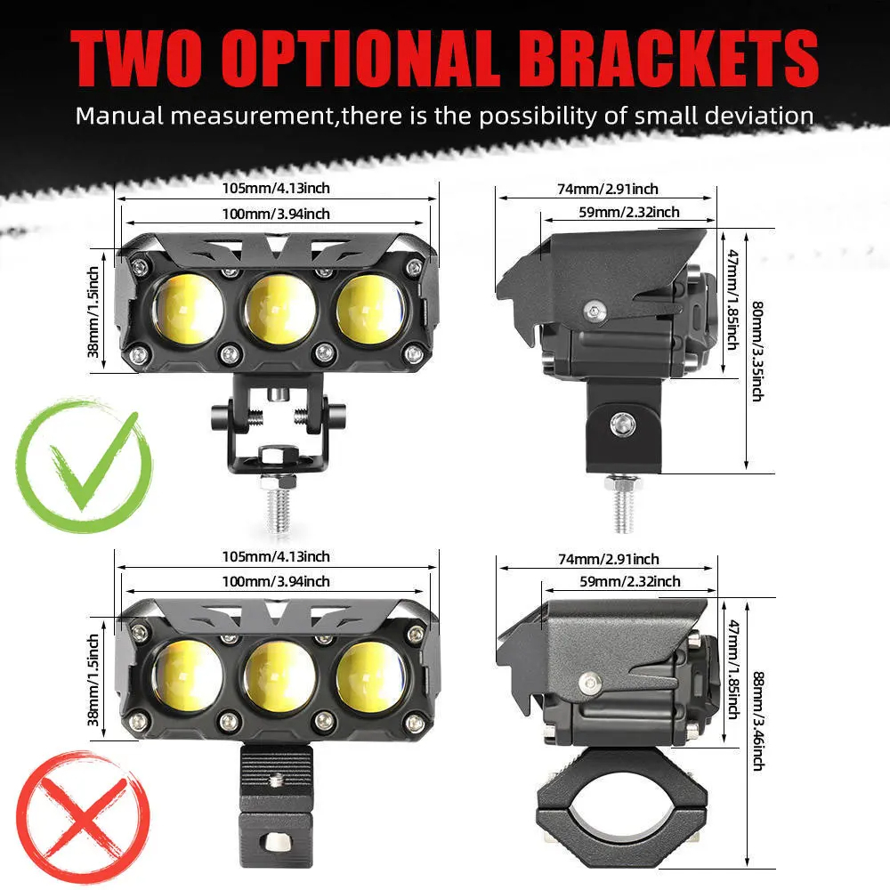 Jual LAMPU LED TEMBAK LASER SQL 3 MATA LUMINOSLED Q9 Hi LOW MOBIL MOTOR ...