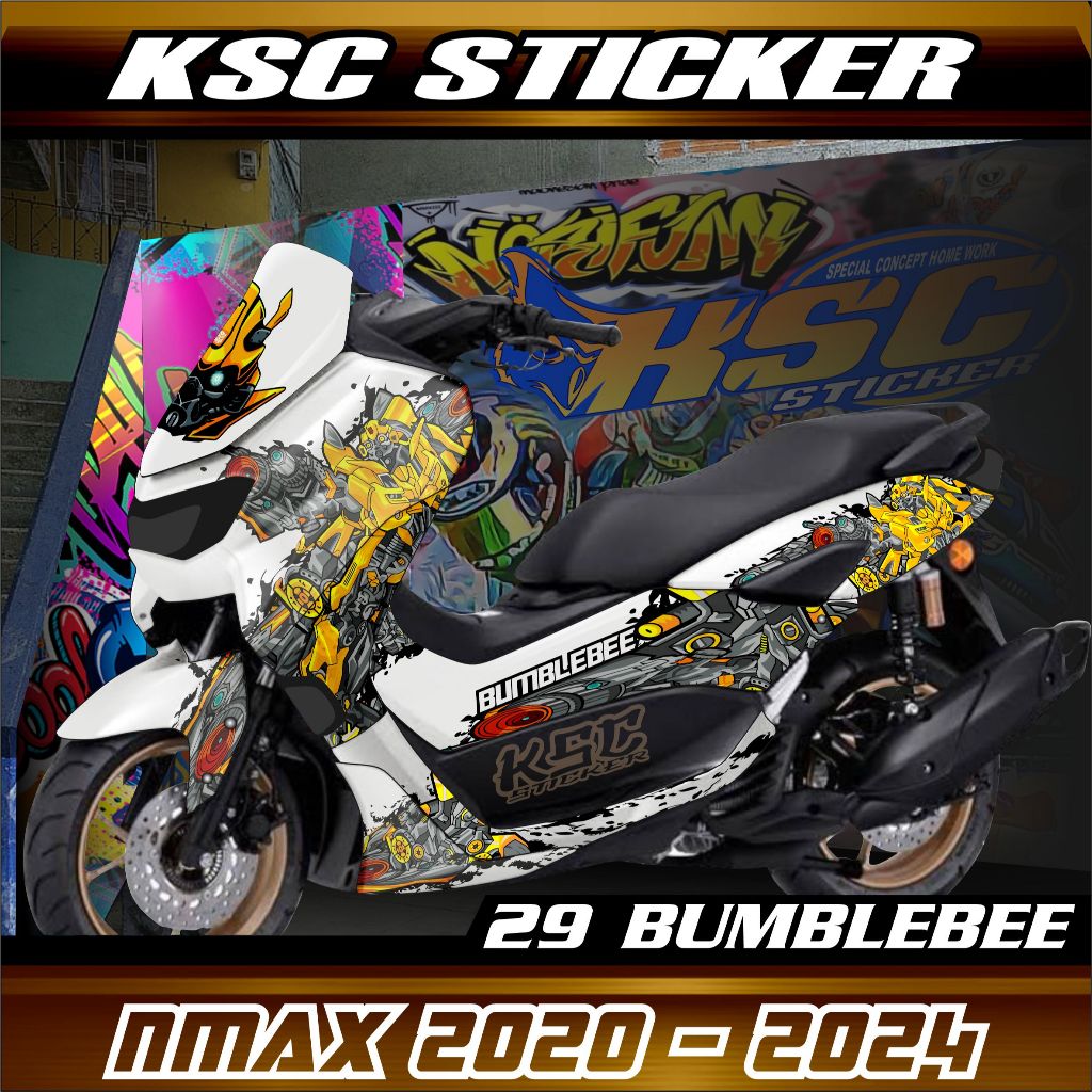 Jual Decal Stiker Fullbody Fullset Visor Motor Yamaha Nmax New