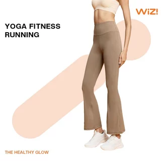 WiZi Legging Sport Celana Yoga Celana Cutbray Wanita Basic Wide High Waist Pants (CP10)