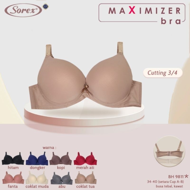 Jual Bh Sorex Push Up Bra Busa Tebal Pakai Kawat Shopee Indonesia