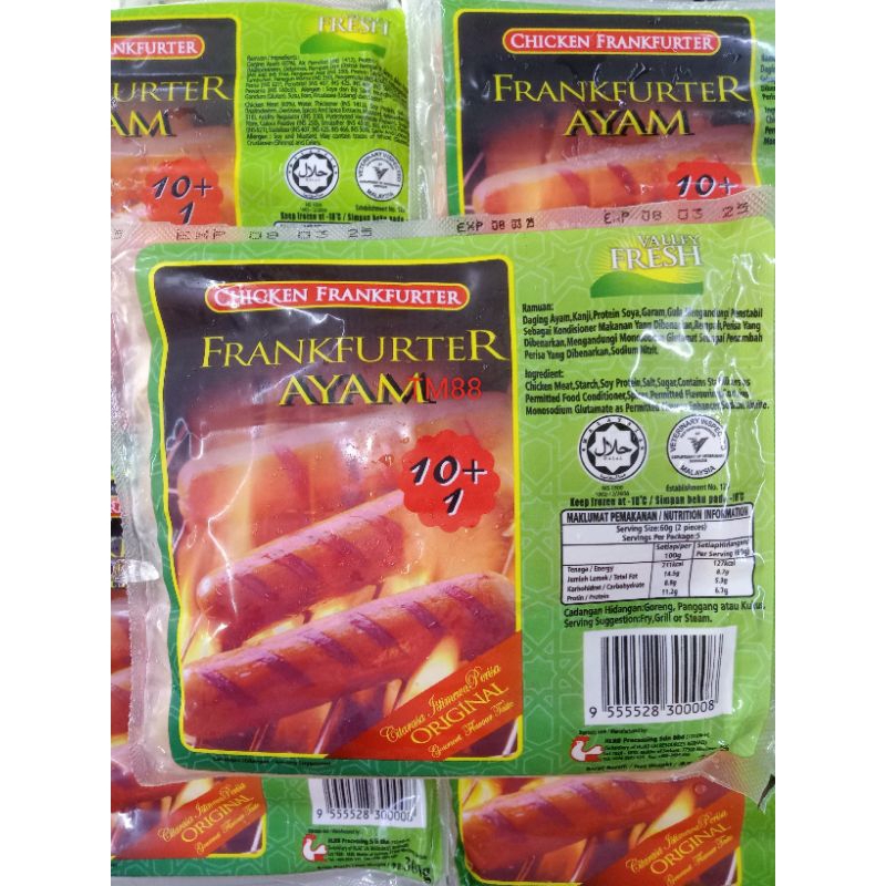 Jual SOSIS AYAM RASA ORIGINAL/ORIGINAL CHICKEN FRANKFURTER/FRANKFURTER ...