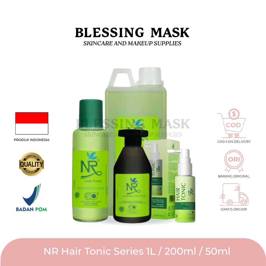 Jual NR Tonic - Mencegah Kerontokan Pada Rambut - 50mL | 200 ML ...