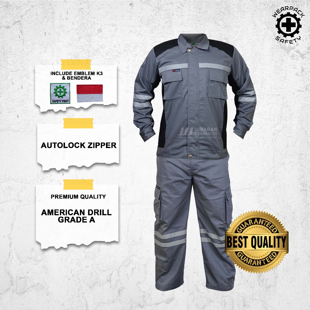 Jual Wearpack Safety Setelan / Baju Wearpack Safety Setelan / Wearpack ...