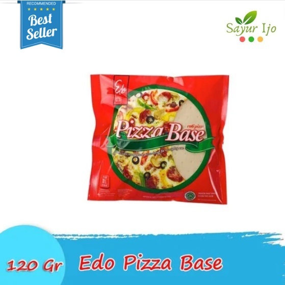 Jual Edo Pizza Base 120 Gram / Pack Fresh Frozen Adonan Roti Pizza ...