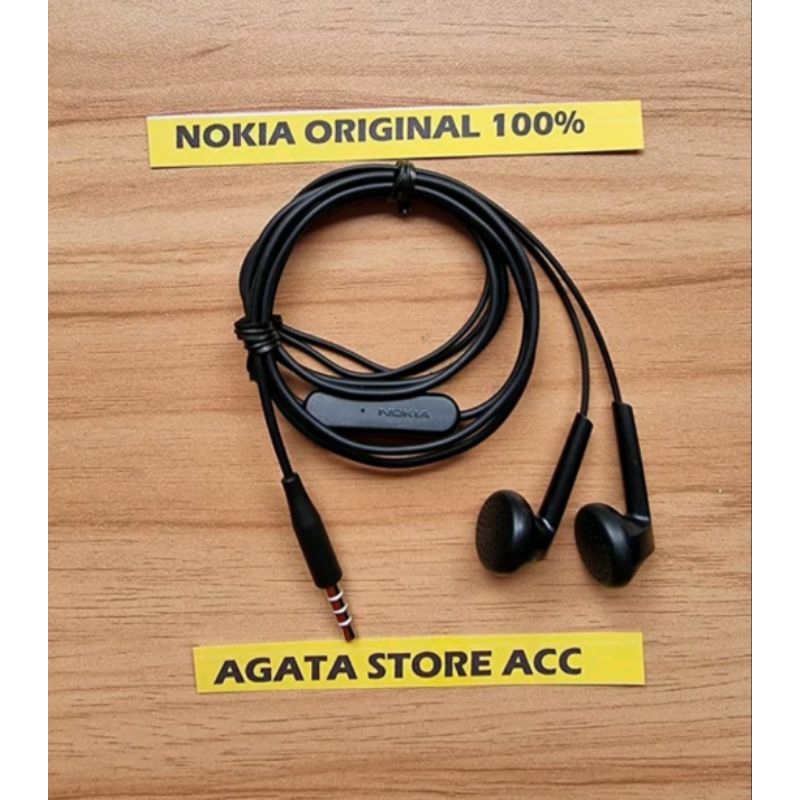 Headset Earphone Nokia Lumia Microsoft WH108 Original Handsfree Nokia  010STKA Jack Audio