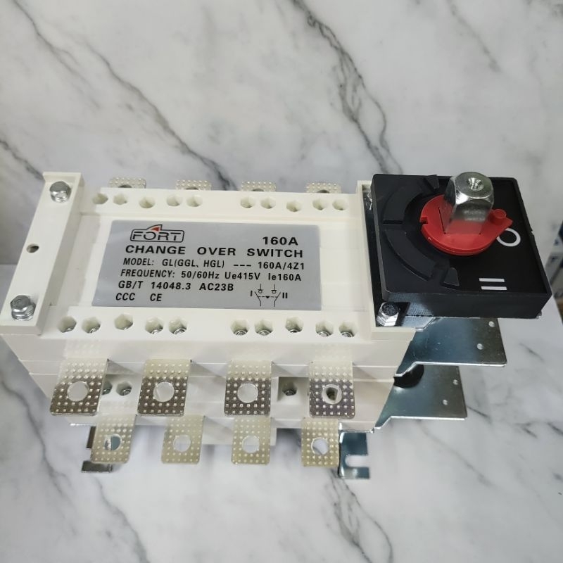 Jual COS MANUAL CHANGE OVER SWITCH 4P 160A FORT ON-OFF-ON PLN GENSET ...