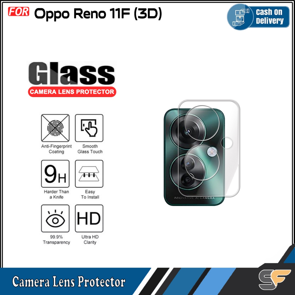 Jual Tempered Glass Camera Bahan Kaca Oppo Reno 11F Reno 9 Pro Plus ...
