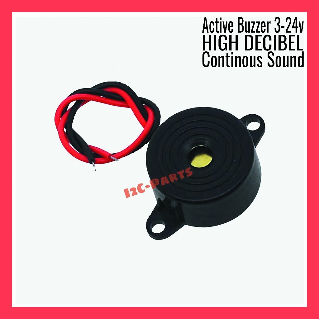 Jual SFM-20B Active Buzzer Piezoelectric SFM20B 3-24V DC High Desible ...