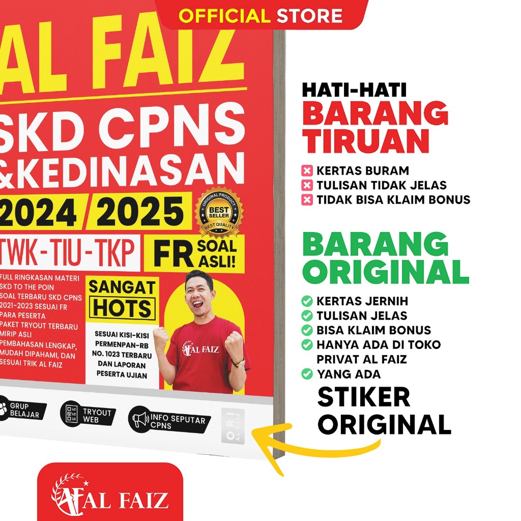 Jual Buku AL FAIZ SKD CPNS 2024/2025 Berdasarkan Soal Asli | Shopee ...