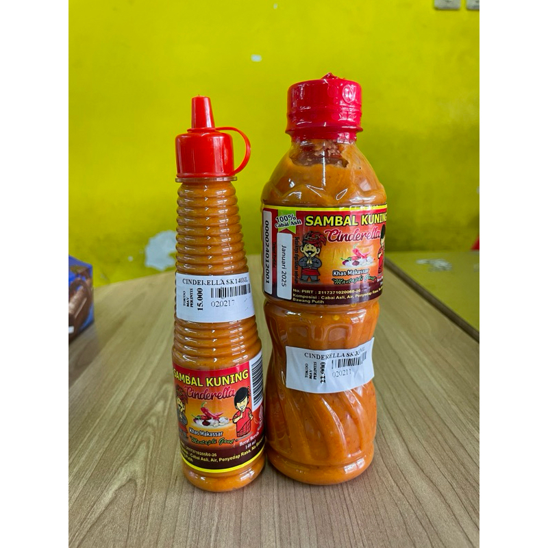 Jual Sambal kuning Cinderella All variant | Shopee Indonesia