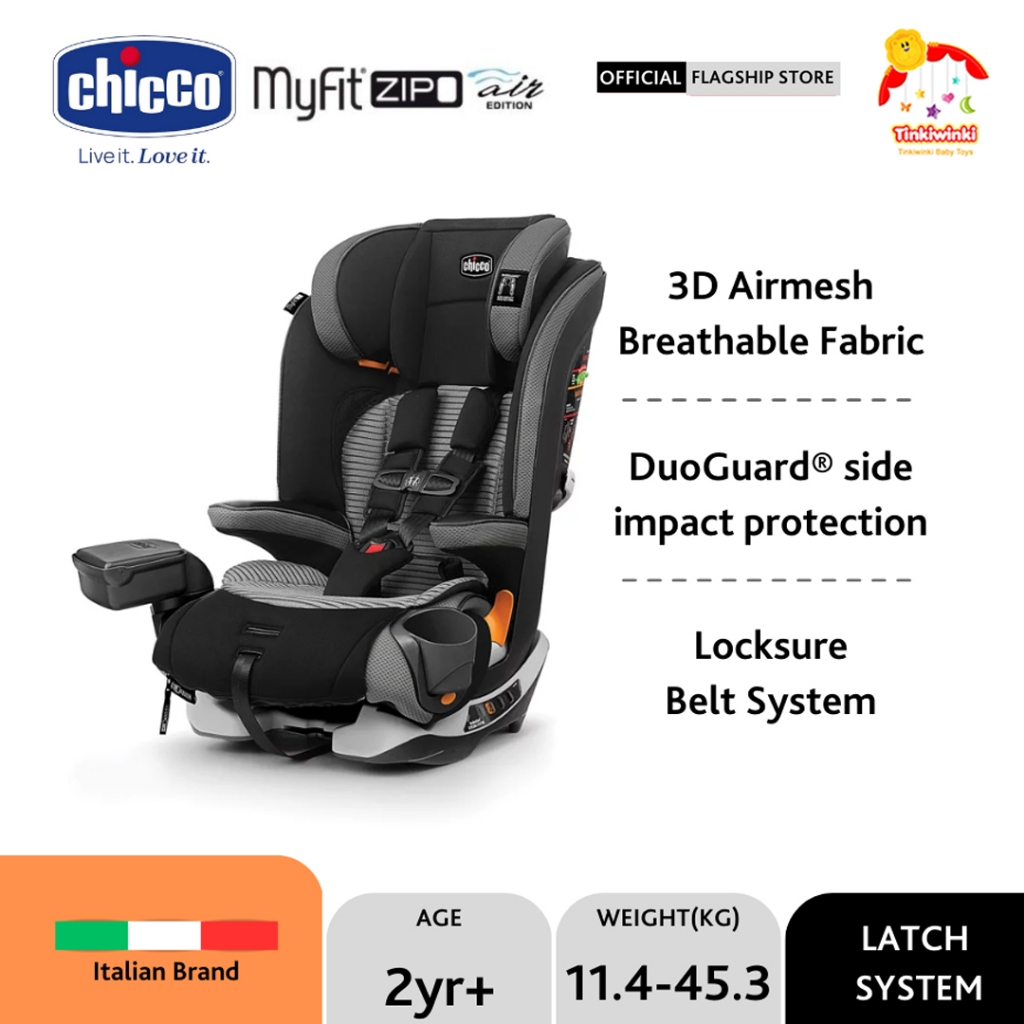 Chicco MyFit Zip Air Harness Booster Car Seat Car Seat Bayi Car Seat  Anak