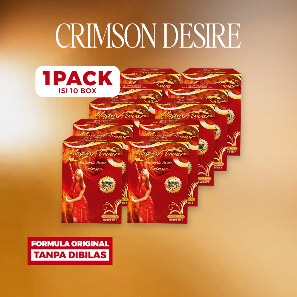 Jual Magic Power Tissue Crimson Desire Original - Antiseptic Tissue - 1 ...