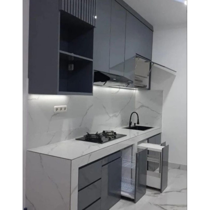Jual KITCHEN SET CUSTOM BAHAN PVC BOARD ANTI RAYAP | Shopee Indonesia