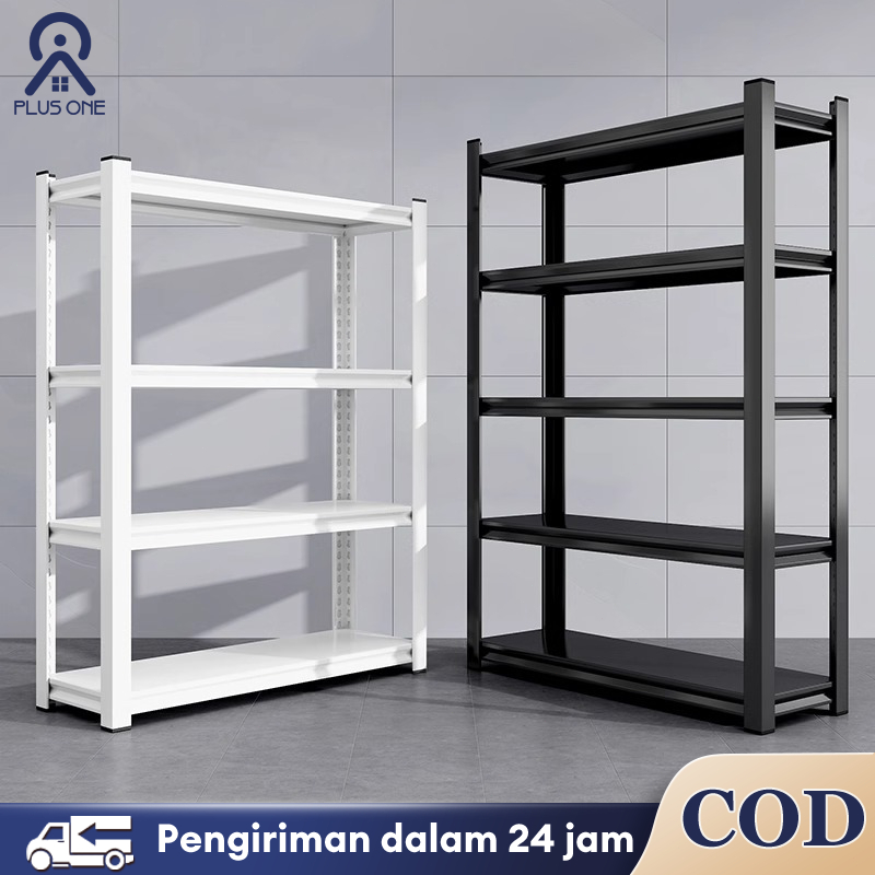 Jual 3Layer Load 500 KG Boltless Rack Steel Rack Shelves 5 lapisan ...