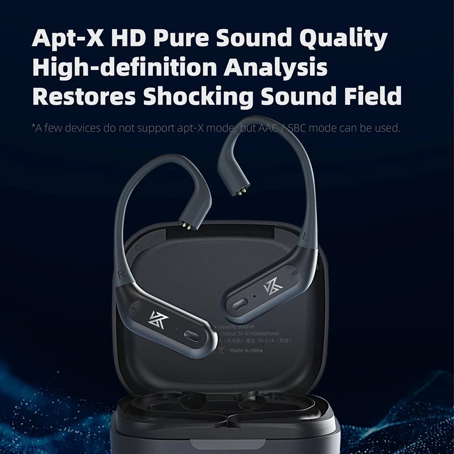 Jual KZ AZ09 Pro Knowledge Zenith APTX TWS Earhook HD Bluetooth Adapter ...
