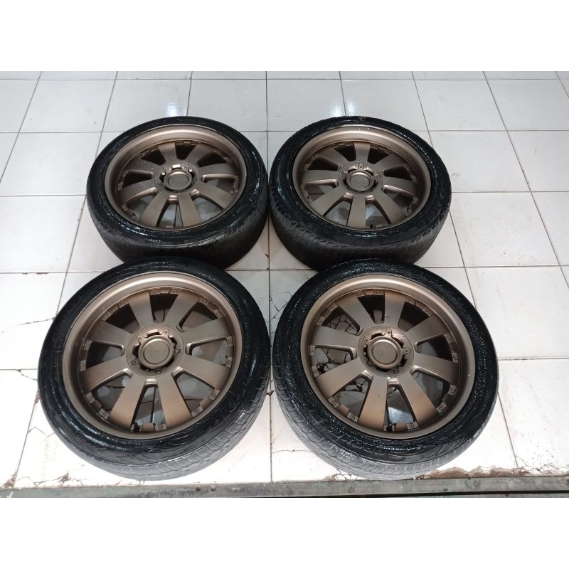 Jual VELG SEKEN R20 MERK LENSO MADE IN THAILAND PCD 5X114 BRONZE BONUS ...