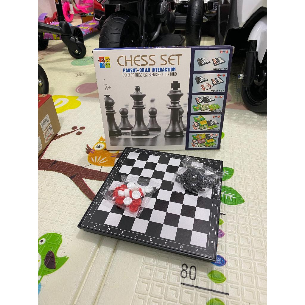 Jual Mainan Catur Checkers Mini 2in1 / Mainan Chess Set 261-10 / Board ...