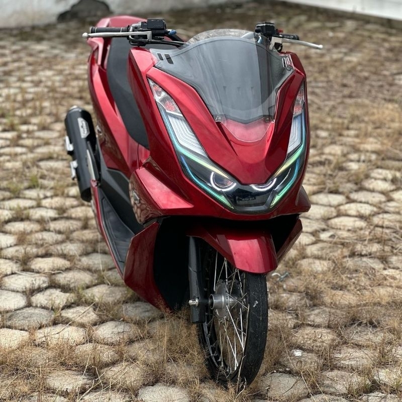 Jual Visor Pcx 160 Thailand Standar Ceper V1 Sirip. Windshield Pcx 160 ...