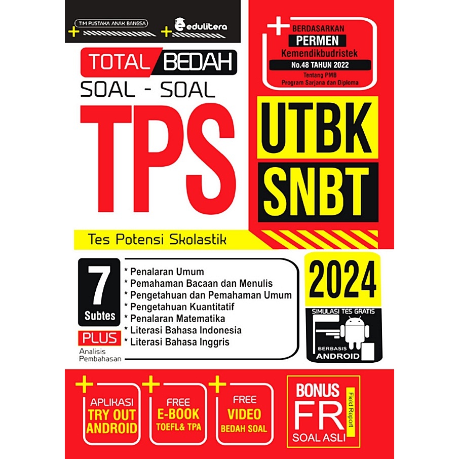 Jual (Original) Gramedia Pekanbaru - Total Bedah Soal - Soal TPS UTBK ...