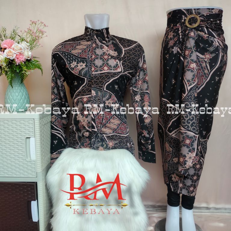 Jual Special Pr Baju Batik Couple Kemeja Batik Couple Rok Lilit Batik Kondangan Baju Couple 3044